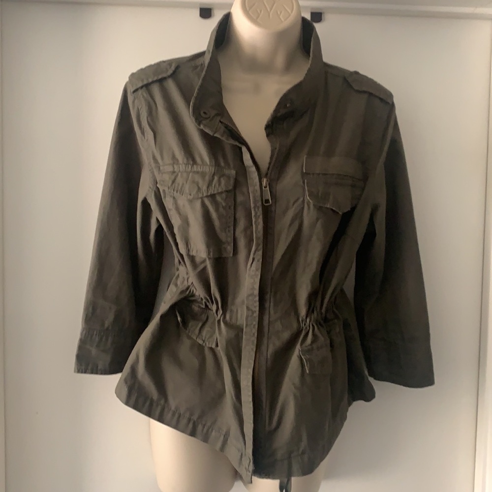 Olive green light jacket